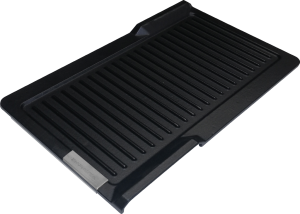 Cast iron grill for induction hobs