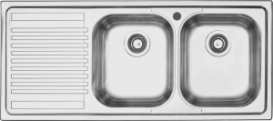 Lavello B_Fast incasso da 116×50