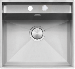 57×51 cm built-in, flush and undermounted Lab sink