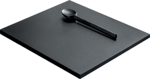 Sliding black HPL chopping board