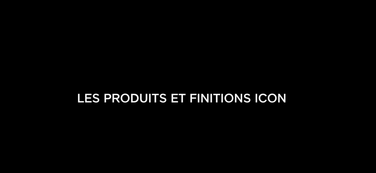 Tutoriel de le produits et finitions Icon